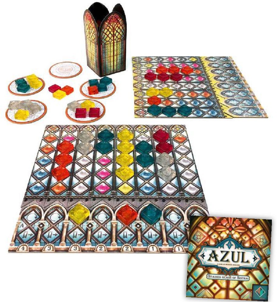 Azul Stained Glass of Sintra Board Game Monopolis Toko Board Games